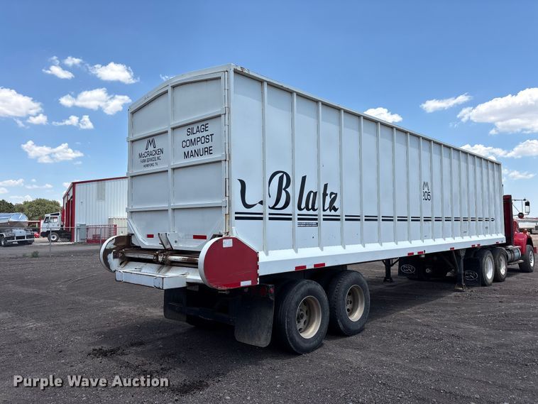 image for item FC2503 2015 Blatz Silera live bottom sillage trailer