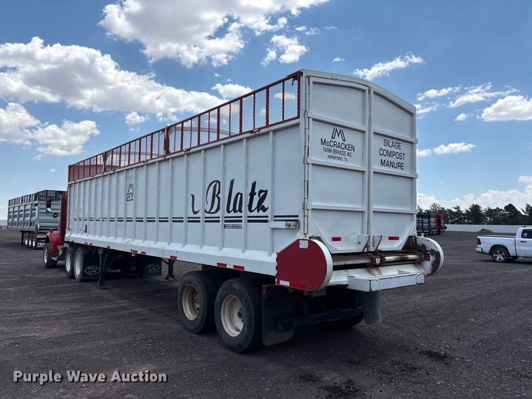 image for item FC2503 2015 Blatz Silera live bottom sillage trailer