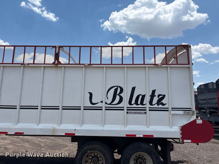 image for item FC2503 2015 Blatz Silera live bottom sillage trailer