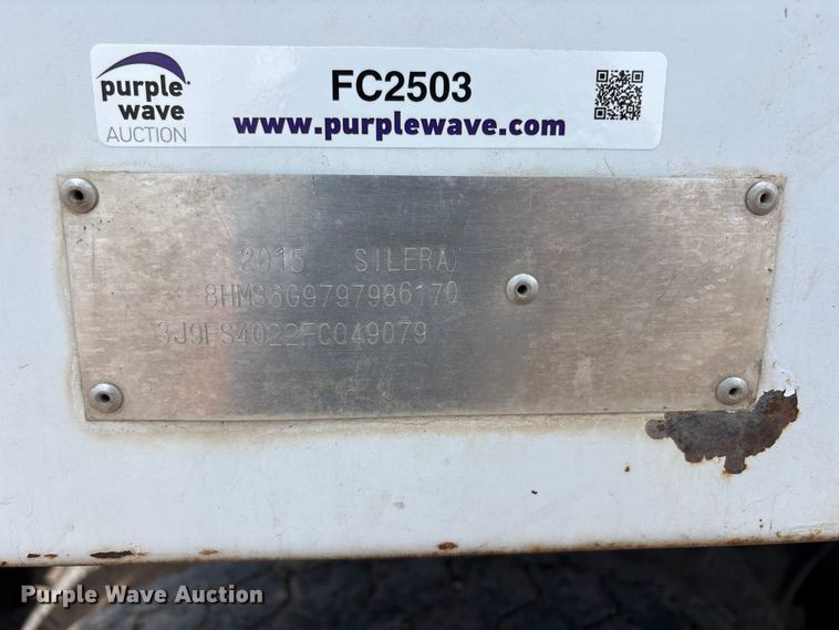 image for item FC2503 2015 Blatz Silera live bottom sillage trailer
