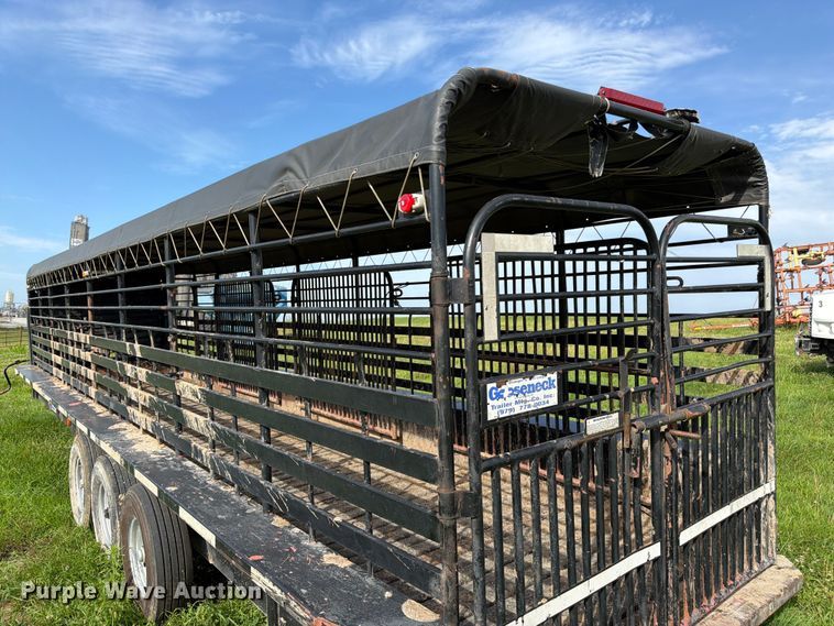 image for item FK3117 2015 Gooseneck Trailer Mfg. Co. Inc. B781T livestock trailer