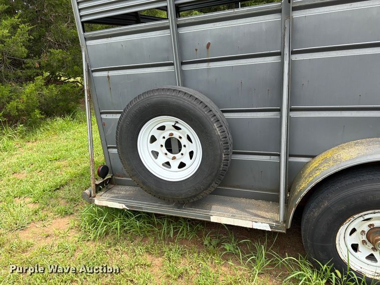 image for item FK3235 1999 Ponderosa Special Edition livestock trailer