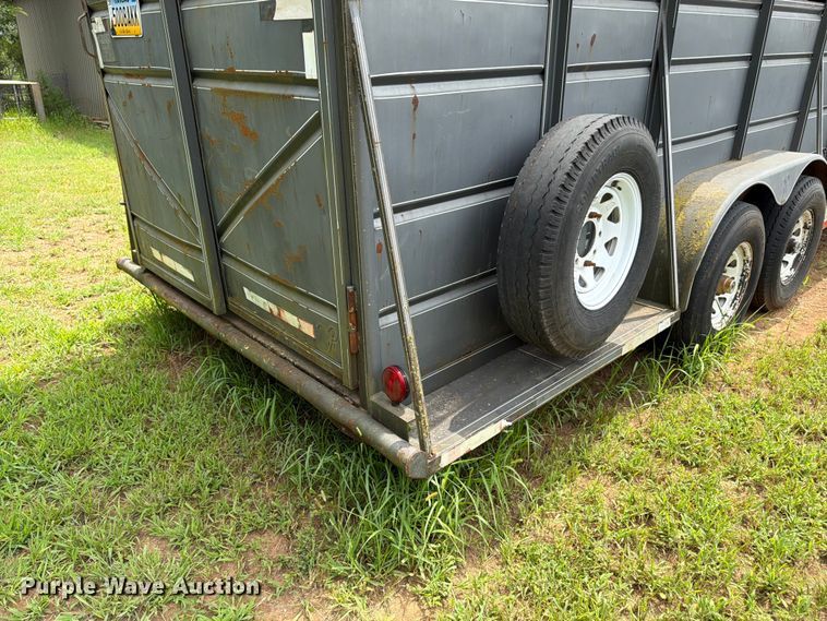 image for item FK3235 1999 Ponderosa Special Edition livestock trailer
