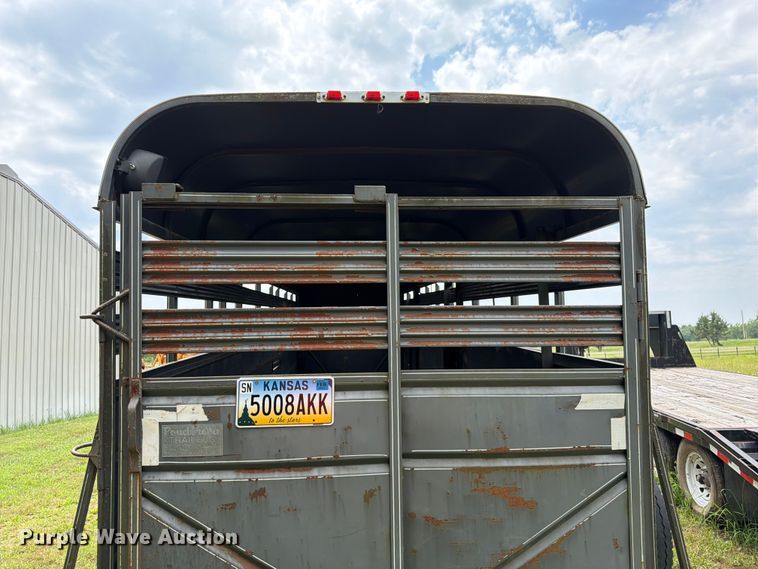 image for item FK3235 1999 Ponderosa Special Edition livestock trailer