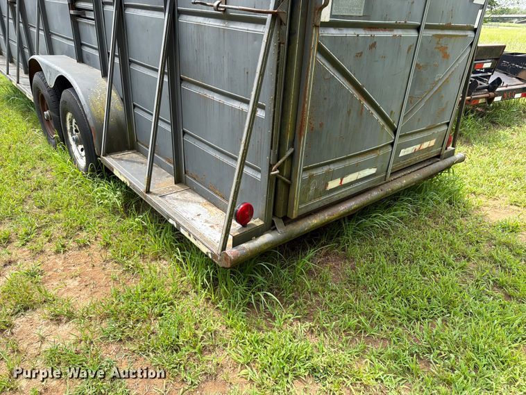 image for item FK3235 1999 Ponderosa Special Edition livestock trailer