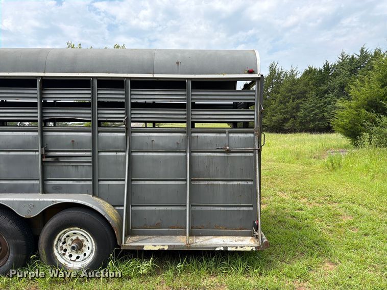 image for item FK3235 1999 Ponderosa Special Edition livestock trailer