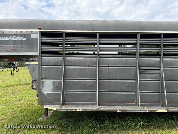 image for item FK3235 1999 Ponderosa Special Edition livestock trailer
