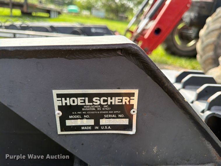 image for item FK3237 Hoelscher 100 skid steer bale accumulator grapple