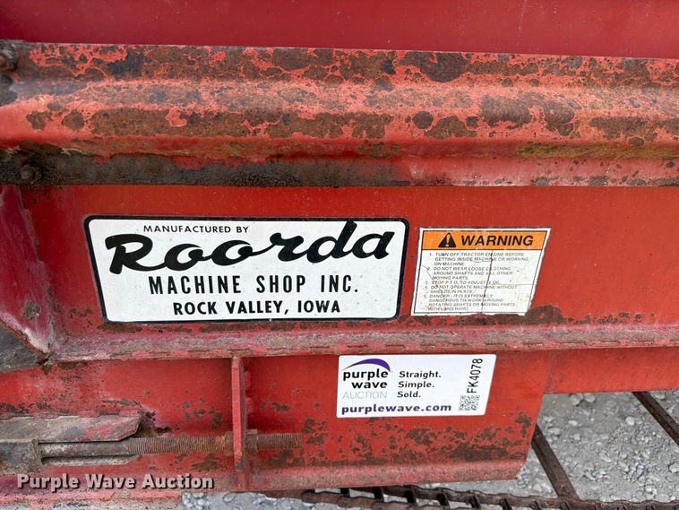 image for item FK4078 Roorda 316 manure spreader