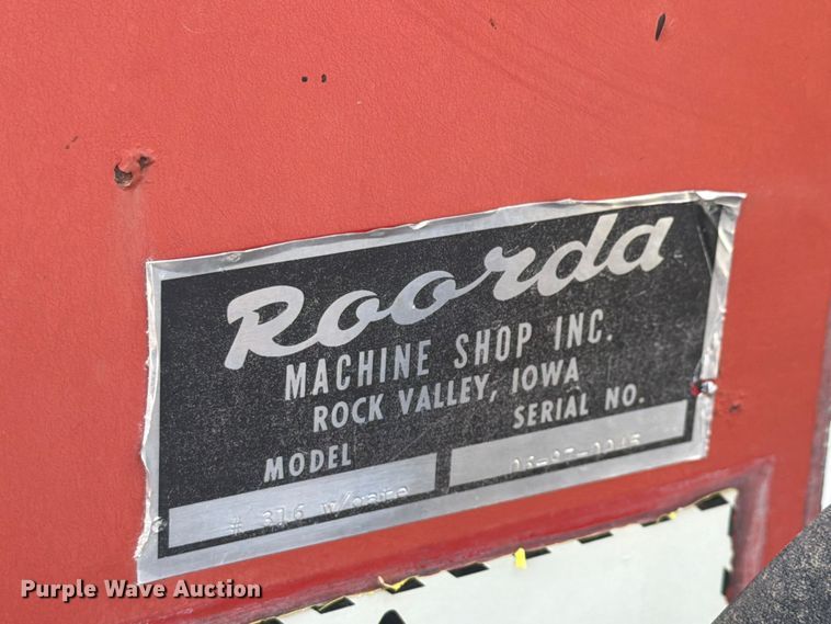 image for item FK4078 Roorda 316 manure spreader