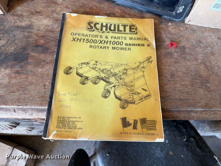 image for item FK4081 Schulte H1500 batwing rotary mower