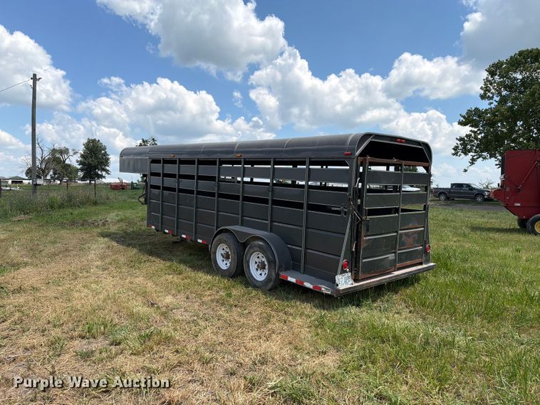 image for item FK4082 2010 Triple B & J Trailers livestock trailer
