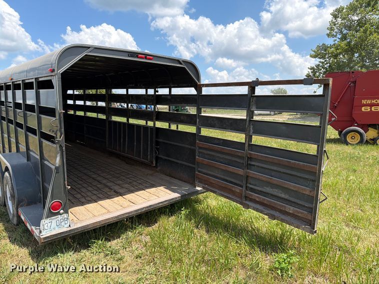 image for item FK4082 2010 Triple B & J Trailers livestock trailer