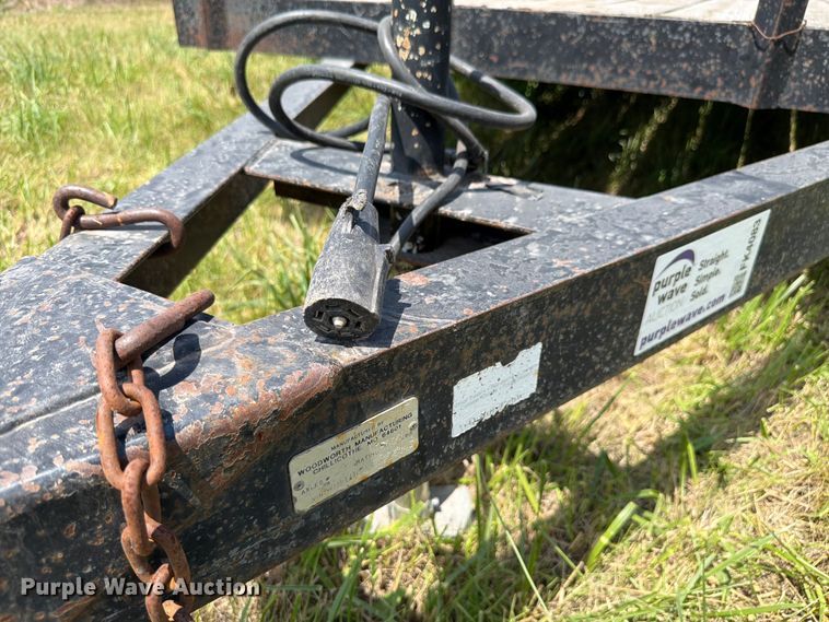 image for item FK4083 2008 Woodworth Mfg. equipment trailer