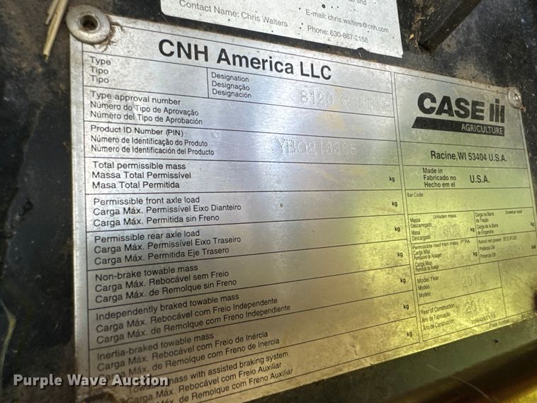 image for item MZ9704 2011 Case IH 8120 Axial Flow combine
