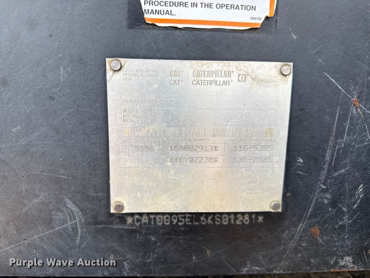 image for item YA3980 2002 Caterpillar Challenger 95E tractor