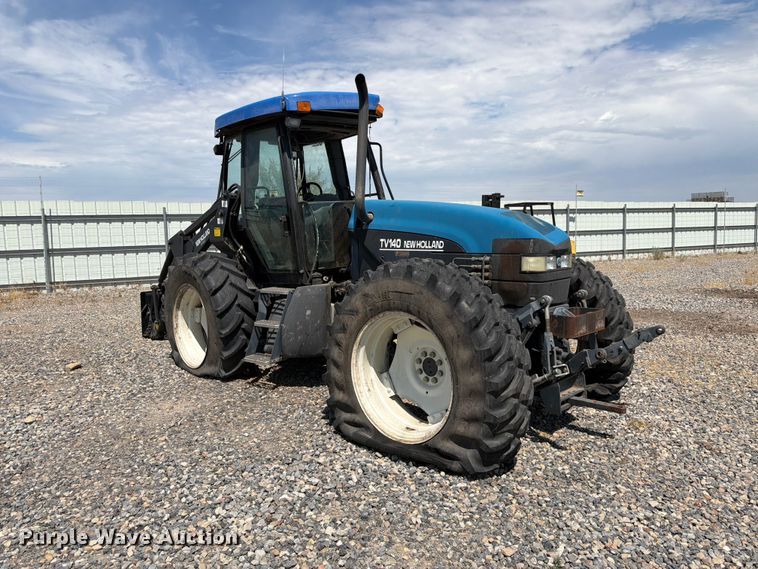 image for item YA4187 1999 New Holland TV140 MFWD bi-directional tractor