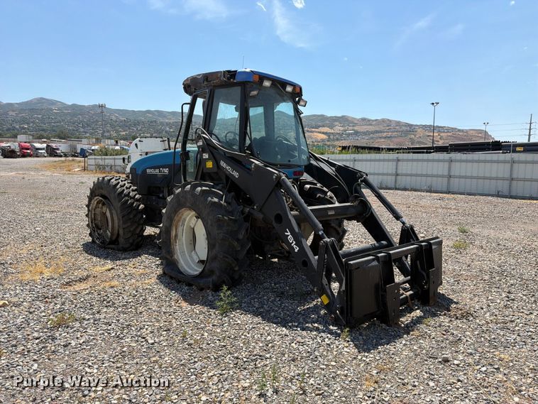 image for item YA4187 1999 New Holland TV140 MFWD bi-directional tractor