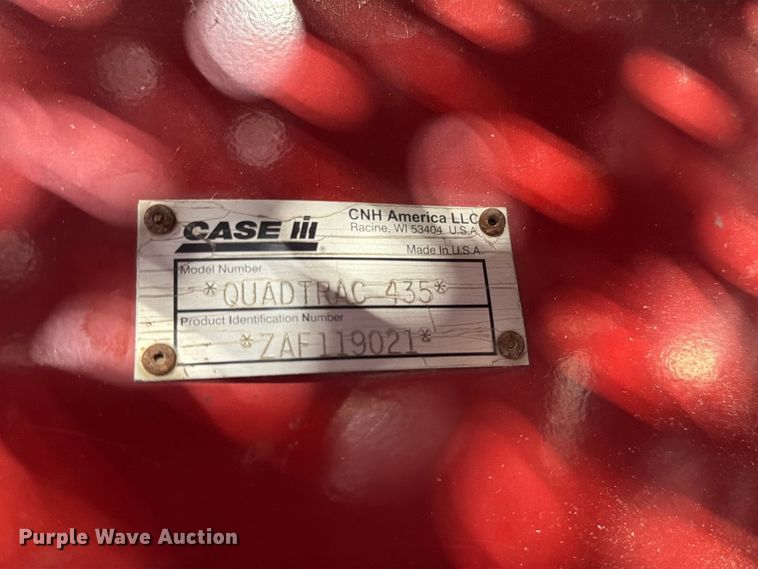 image for item YA4195 2010 Case IH Steiger 435 Quadtrac 4WD tractor