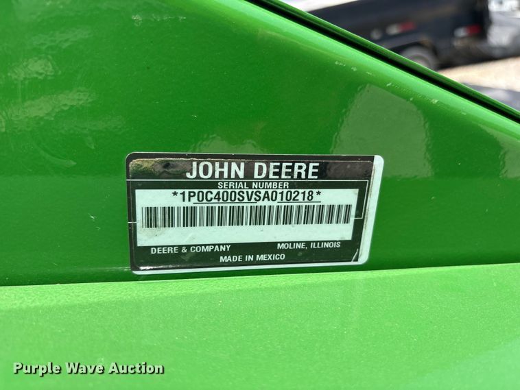image for item YA4453 2025 John Deere C400 disc mower