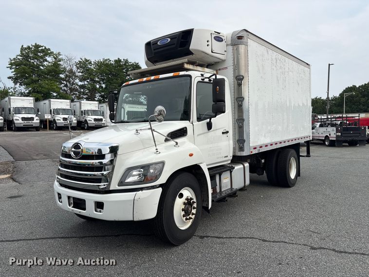 image for item DT2911 2017 Hino 268 refrigerated truck