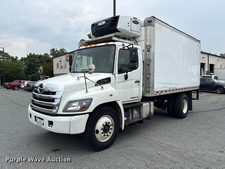 image for item DT2914 2017 Hino 268 refrigerated truck