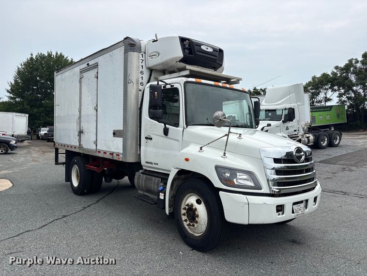 image for item DT2914 2017 Hino 268 refrigerated truck