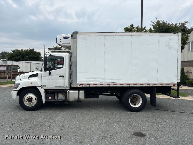 image for item DT2914 2017 Hino 268 refrigerated truck