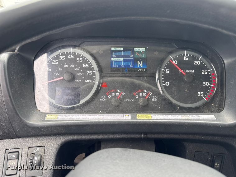 image for item DT2914 2017 Hino 268 refrigerated truck