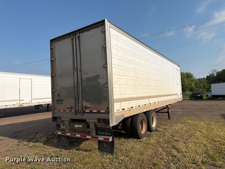 image for item DV8519 1984 Great Dane Trailers refrigerated van trailer