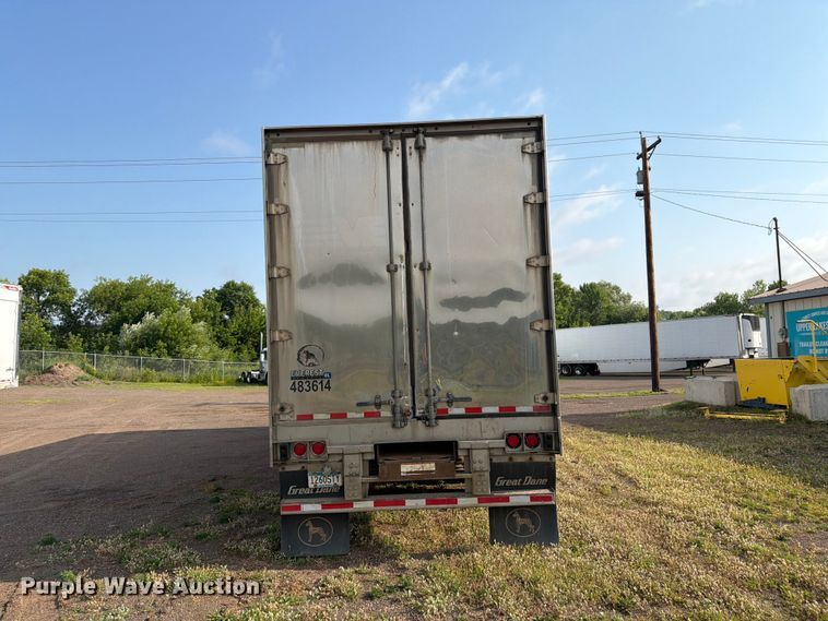 image for item DV8519 1984 Great Dane Trailers refrigerated van trailer