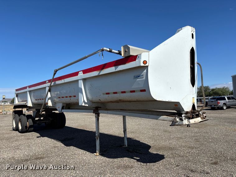 image for item DW1283 2007 Clement Starlite AR end dump trailer