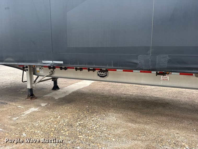 image for item DY3132 2016 MAC Trailer Manufacturing TNAR48AF flatbed trailer