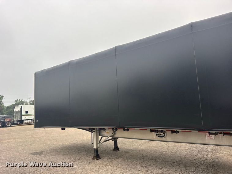 image for item DY3133 2016 MAC Trailer Manufacturing TNAR48AF flatbed trailer
