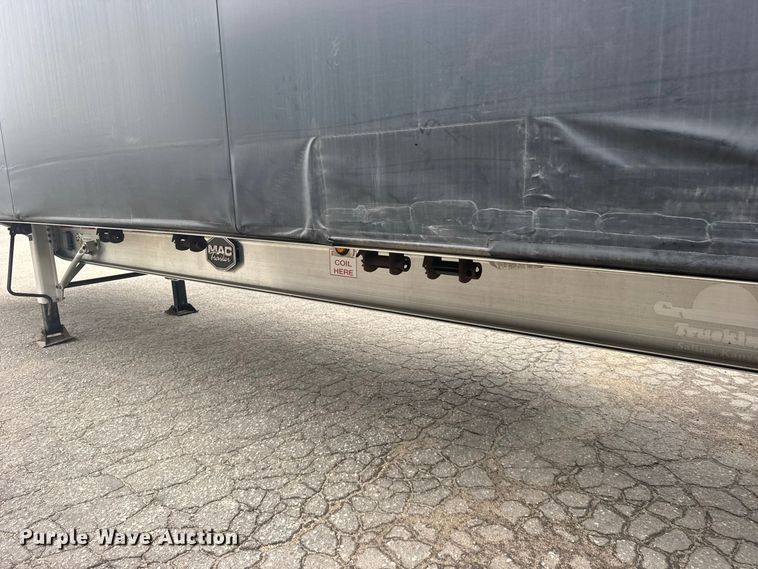 image for item DY3134 2016 MAC Trailer Manufacturing TNAR48AF flatbed trailer