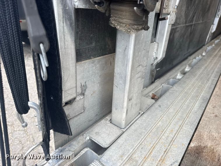 image for item DY3134 2016 MAC Trailer Manufacturing TNAR48AF flatbed trailer