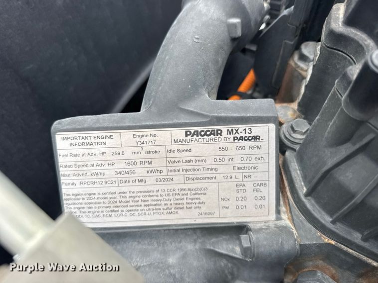 image for item DY3146 2025 Peterbilt 579 semi truck