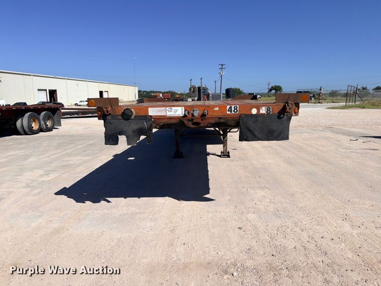 image for item ED5396 1998 Lufkin RM-ST flatbed trailer