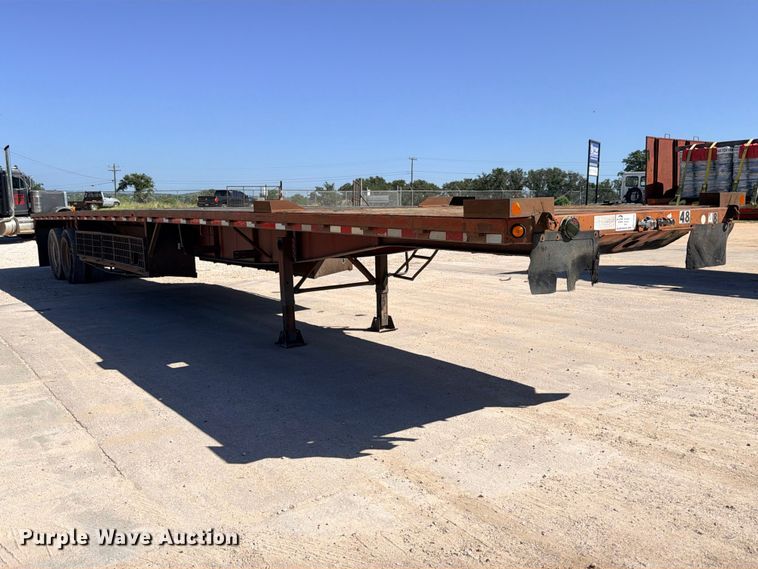 image for item ED5396 1998 Lufkin RM-ST flatbed trailer