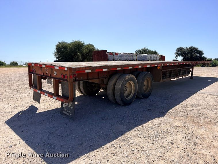 image for item ED5396 1998 Lufkin RM-ST flatbed trailer