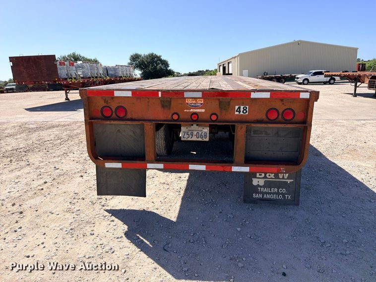 image for item ED5396 1998 Lufkin RM-ST flatbed trailer