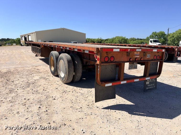 image for item ED5396 1998 Lufkin RM-ST flatbed trailer