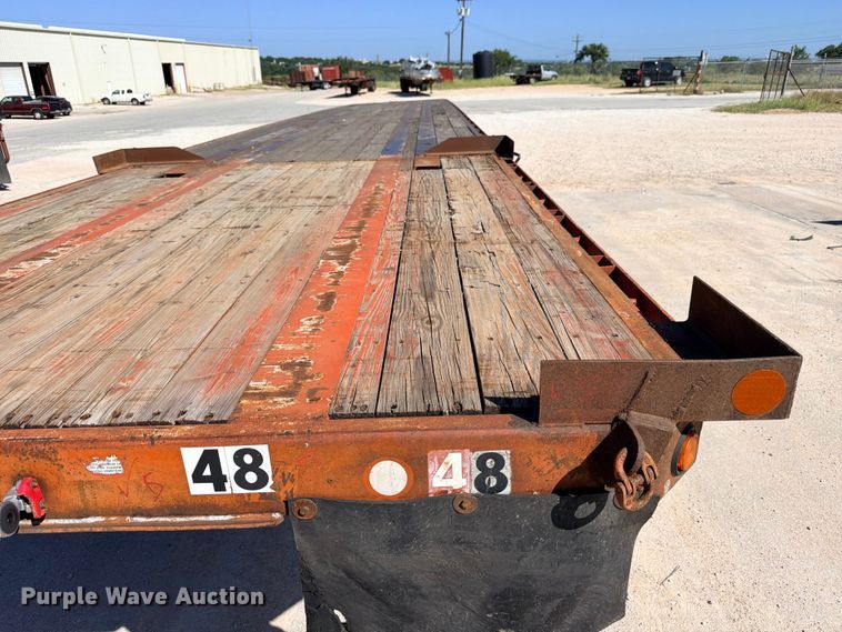 image for item ED5396 1998 Lufkin RM-ST flatbed trailer