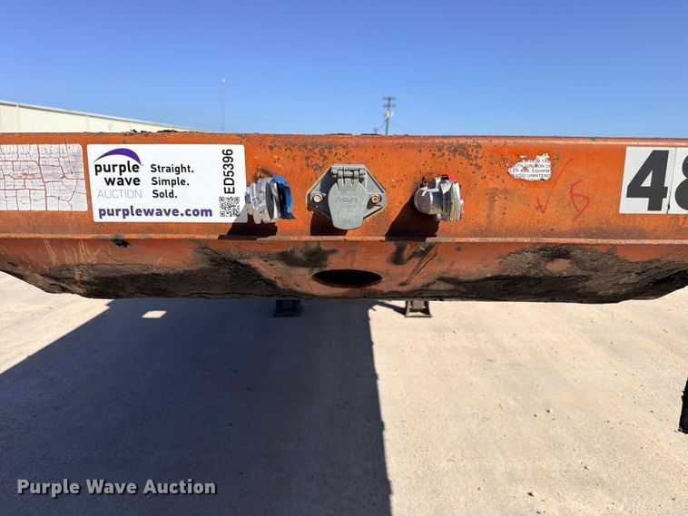 image for item ED5396 1998 Lufkin RM-ST flatbed trailer