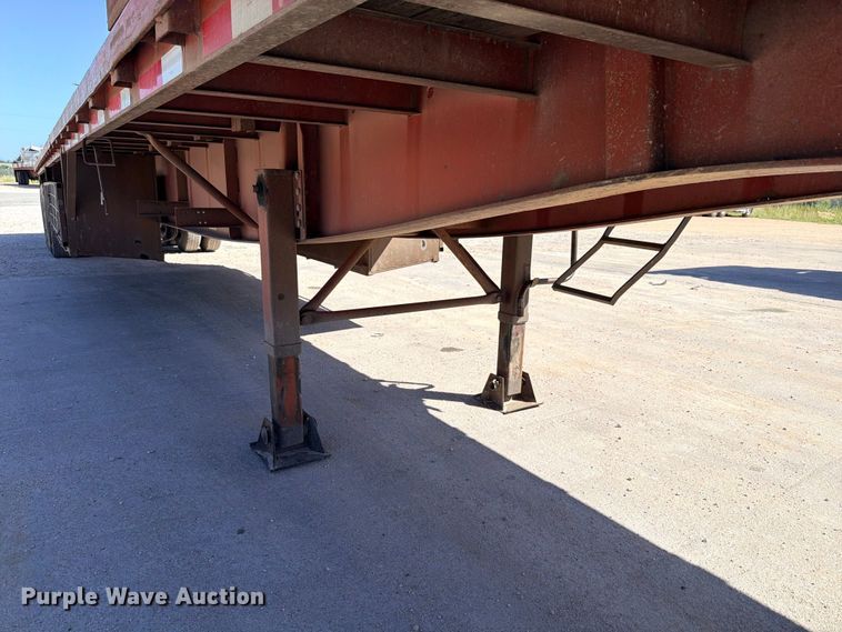 image for item ED5396 1998 Lufkin RM-ST flatbed trailer