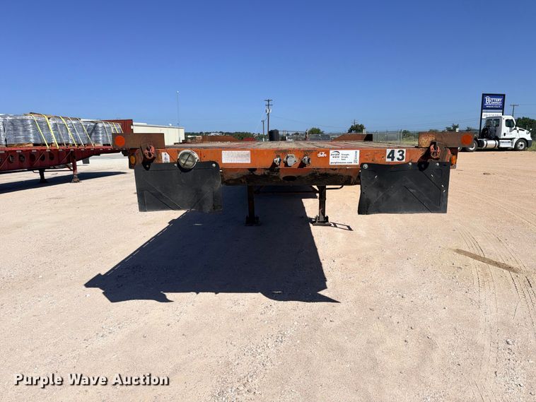 image for item ED5398 1998 Lufkin RM-ST flatbed trailer