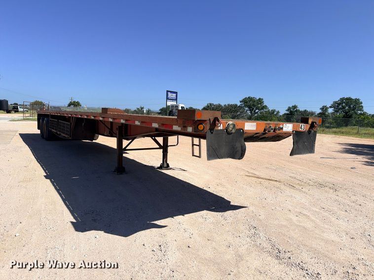 image for item ED5398 1998 Lufkin RM-ST flatbed trailer