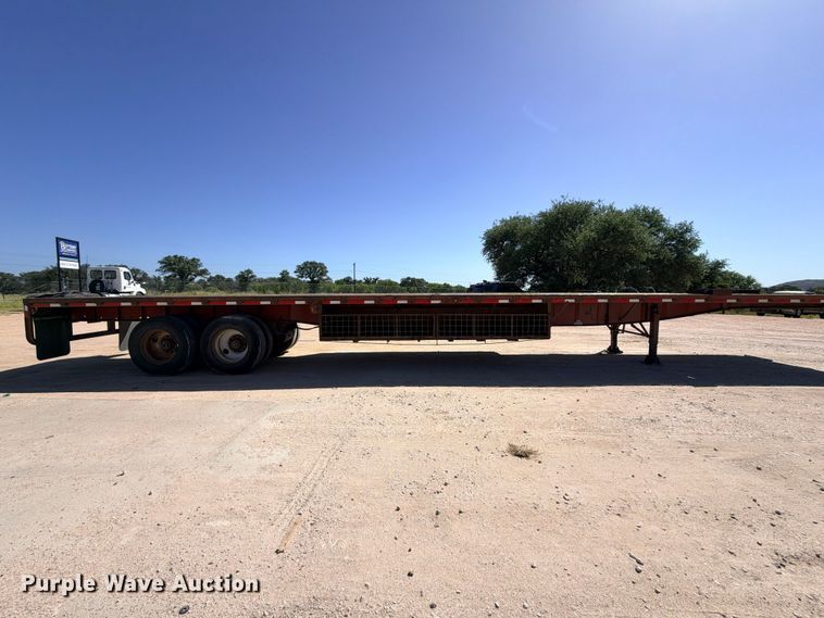 image for item ED5398 1998 Lufkin RM-ST flatbed trailer