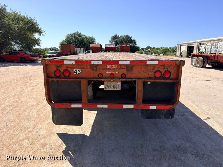 image for item ED5398 1998 Lufkin RM-ST flatbed trailer