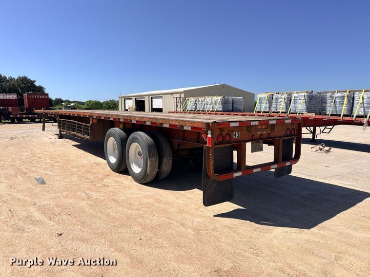 image for item ED5398 1998 Lufkin RM-ST flatbed trailer
